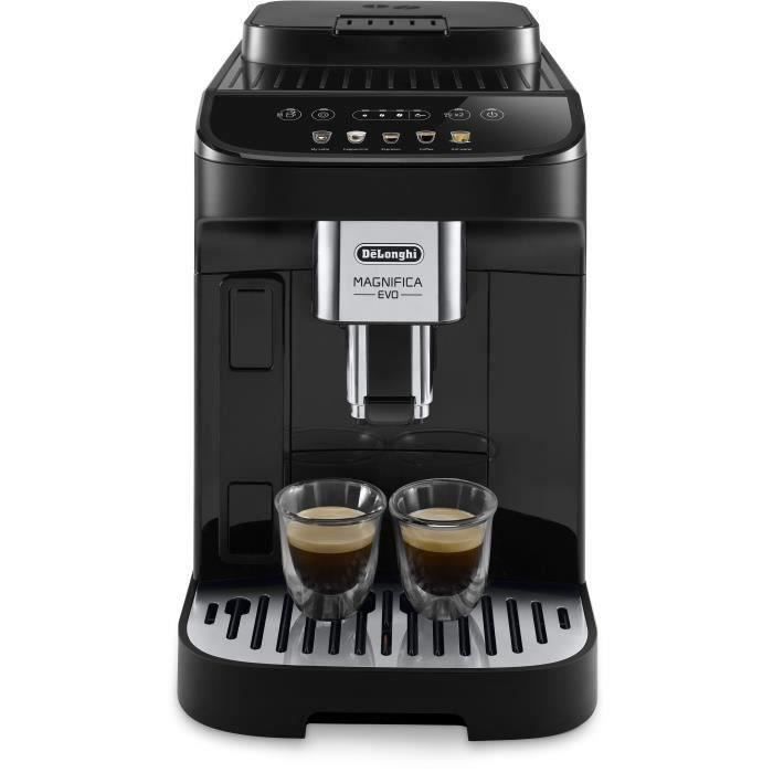 Machine expresso broyeur - De'Longhi - Magnifica Evo - ECAM290.61.B - 5 recettes - Noir