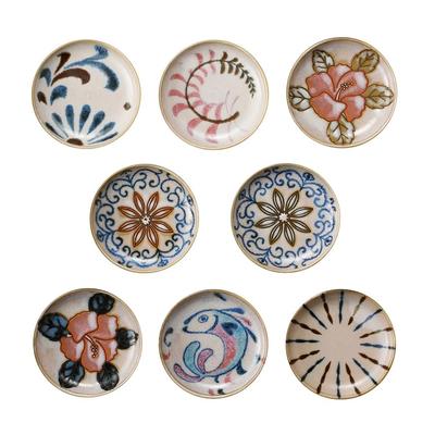 Yamakatsu Mino Toen Zastawa Stołowa Mały Zestaw Yachimun Mino Wyprodukowano w Japonii Zestaw, Talerze, 8, Styl, Okinawa, Prezent, Wyroby, KR-3003C