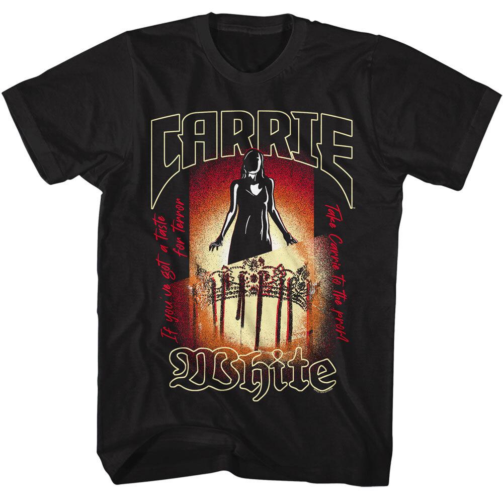 Carrie 1976 Horror If You ve Got A Taste For Terror Carrie White Men T Shirt S