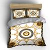 Luxury Gold Pattern Bedding Set Multiple Sizes Kid's and Adults' Bedroom Exquisite 3PC Bedding Set Gift