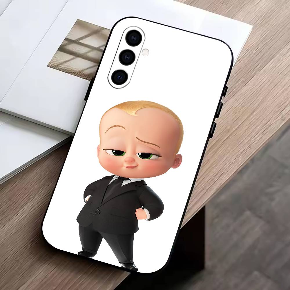 

B-Baby Boss Baby 3 Phone Case For Samsung Galaxy A73,A72,A71,A70,A53,A52,A51,Soft Silicone Black Cover Samsung a42 5g