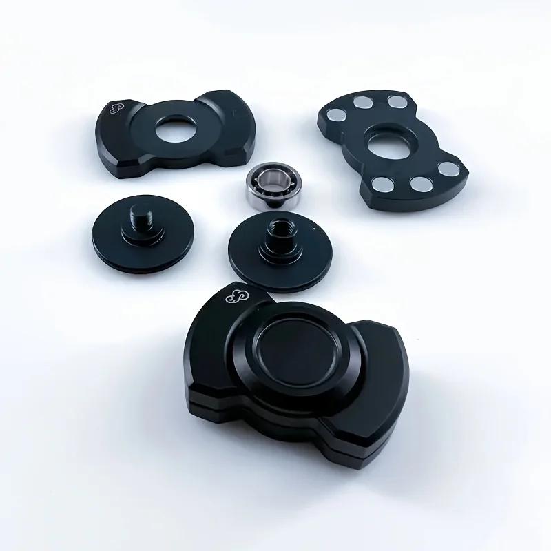 Metal Magnetic Slider Gyroscope Deformation Hand Spinning Card Mini EDC Decompression Adult Fidget Toy Anti Anxiety