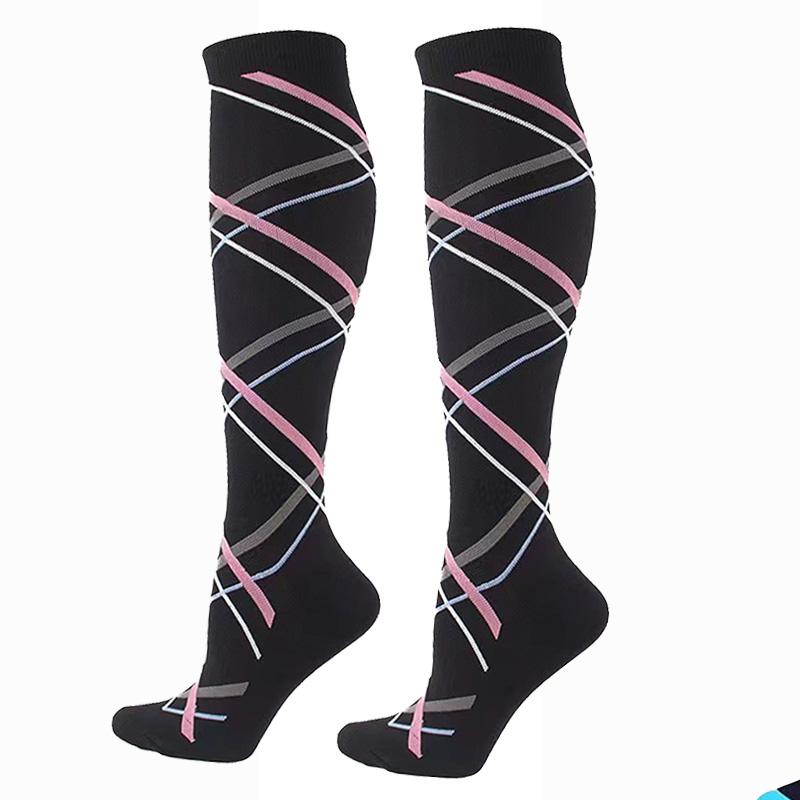 Pánské Dámské Ponožky Kompresní Ponožky Elastické Sportovní Krásné Nohy Sestra Punčochy Běh Lezení Cyklistika Let Cvičení