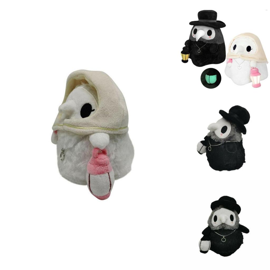 Luminous Plague Doctor And Nurse Couple Plush Toy Cute And Unique Gift