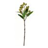Artificial Fruits Branch for Vase, Realistic Simulation Fake Berries Stem with Leaves for Home Kitchen, Wedding, Party Decoration