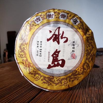Bingdao Ripe Puerh Tea 2008 Menghai Ancient Tree Ceai Shu Puerh lucrat manual 357g