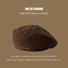 Japanese Retro Woolen Beret Female Face Small Korean Versatile Cartoon Bear Fashionable Temperament Painter Hat