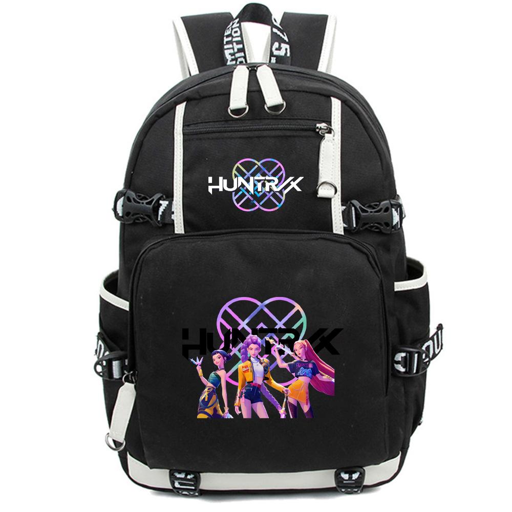Anime K-Pop Demon Hunters Backpack Large Capacity Bookbag Laptop Unisex Student Boy Girl School Bag Large Capacity Travel Outdoor Bag Kid Gift Mochila