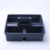 Gray Storage Box Three Compartments Thickened Tool Basket Home Hotel Cleaning Portable Sundry Hospital Plastic Guest Room