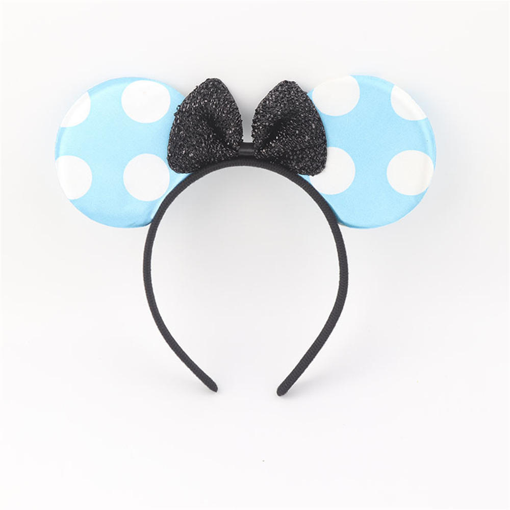 Favors Bows Knot Hair Hairbands Baby Girls Ears Headbands Lovely Pink Mom Party Ears Lovely Boys Mickey Minnie Black Accessories