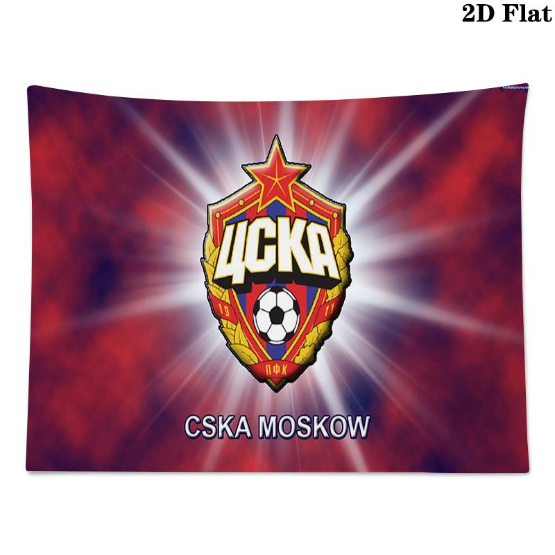 PFC CSKA Moscow Wall Tapestry Aesthetic Wall Hanging Printed Fabric Blanket Decorative Tapestries for Bedroom Living Room Home Decor