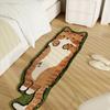  Funny Cartoon Imitation Cashmere Carpet Home Winter Soft Children's Bedroom Bed Blanket Living Room Cloakroom Floor Mat