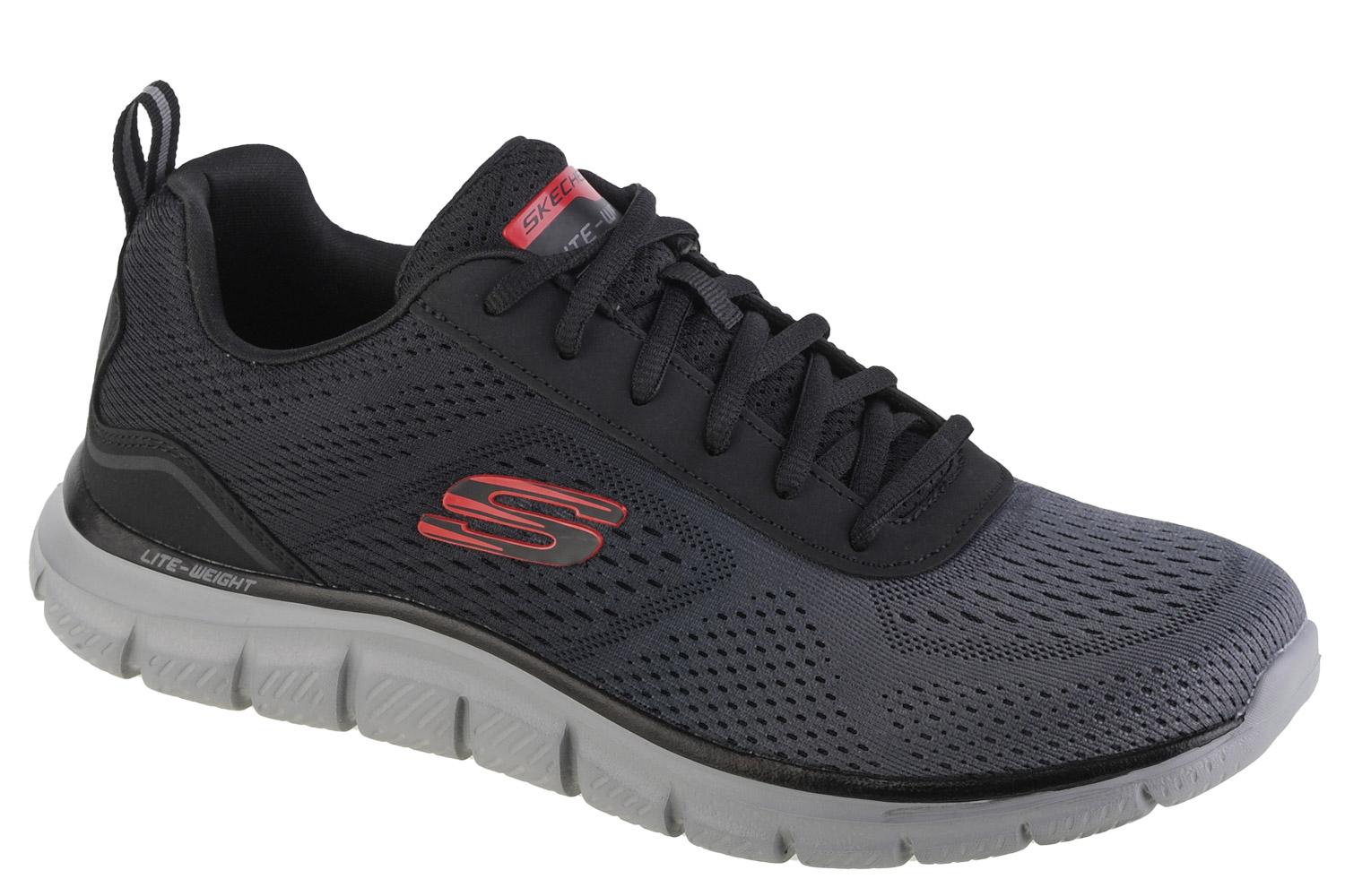 Skechers Track - Ripkent, scarpe da ginnastica grigie da uomo 44 grigio