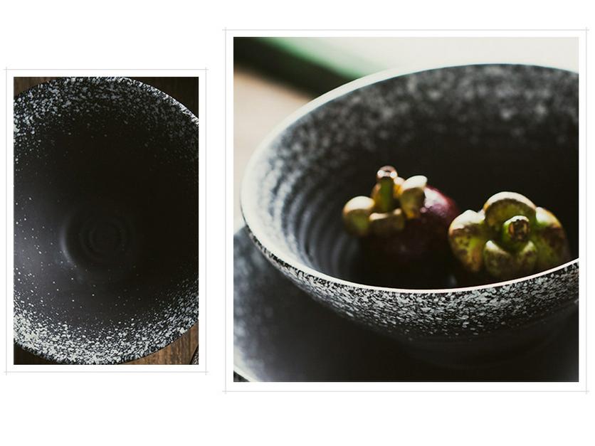 Japanese-Style Ceramic Ramen Bowl - Large Retro Conical Hat Design for Soup, Salad, and Noodles