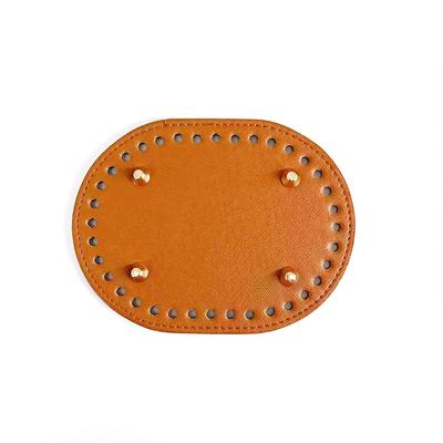 14.5*11Cm Borsa Fatta a Mano Fai da Te Accessori Hardware Fondo Ovale in PU Accessori per Borse da Donna per Borse a Mano