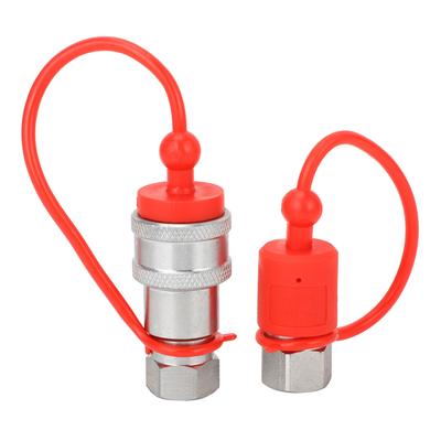 Hydraulische Schnellkupplung Gehärteter Stahl Männlich und Weiblich 1/4 Zoll NPT Hydraulische Schnellanschlussfittings