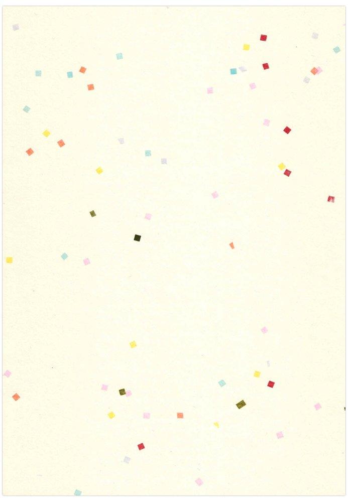 Kawasumi Washi OA Washi Flower A4 25 Sheets Calendar, Cream, Size,