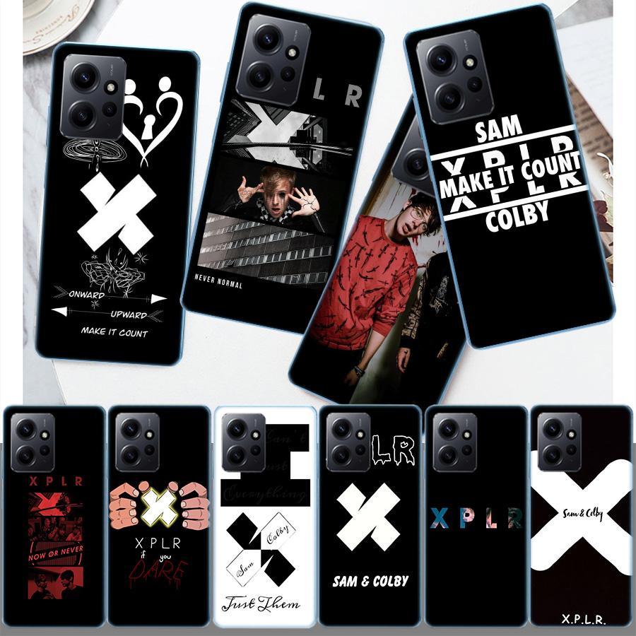 Sam and Colby XPLR Phone Case For Redmi 12 13C 12C 15C 9 10 10C Note 13 Pro Plus 14 15 Pro 9T 9C 9A TPU Soft Cover Clear Cell Ca