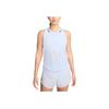 Nike Aeroswift V-Neck Mesh Breathable Sleeveless Tank Top Women Tops Football-Grey Obsidian FN2504-085