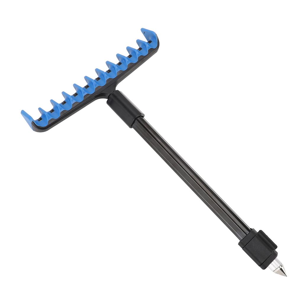 Fishing Rod Holder Blue Support Aluminum Alloy Ground Stake Fish Pole Rack for Outdoor Use