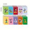 Set di 10 Mini Quaderni a Spirale Disney Topolino e Minnie, Paperino e Paperina e Pippo, Design Carino Cartoon, Regalo Ritorno a Scuola, Include Quaderno e Diario