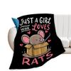 Cartoon fish animal Printed Blanket for Sofa Bed Travel Camping Living Room Office Conditioning Blanket for All Seasons Gifts