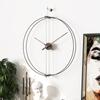 Nordic Spanish Wall Clock Modern Living Room Large Wall Clocks Bedroom Silent Movement Clock Luxury Decorative Quartz Clocks