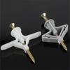 50/100pcs Plastic Toggle Anchor With Screw M4 Curtain Drywall Wall Cable Plug Aircraft Expansion Pipe Anchor Bolt Accessories