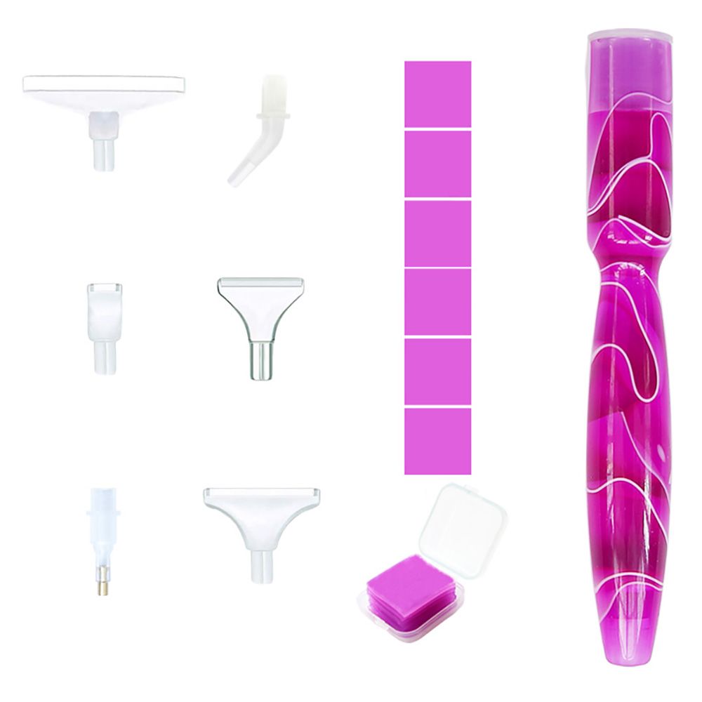 Kruissteek Punt Boorpen Hars Diamantschilderij Pen Hars Pen Legering Vervangende Penpunten