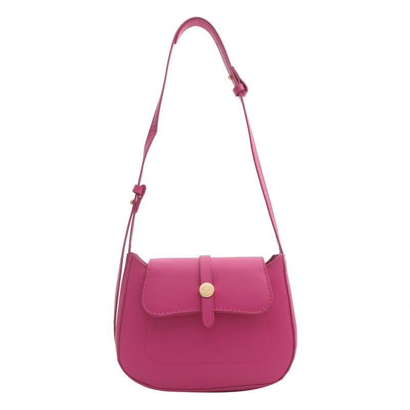 Popular Vintage Shoulder Bag With Street Style Element Stitching Line For Daily Match