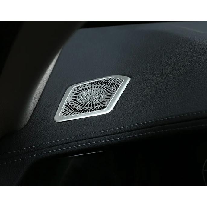 Metal For BMW 3 series G20 G28 -21 Accessories Car Dashboard Horn A Column Loudspeaker Decoration Cover Trim car-styling LHD
