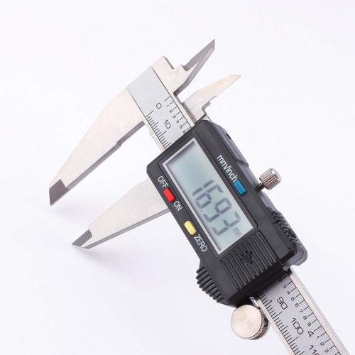Digital Caliper, 200mm Electric Stainless Steel Depth Gauge Measuring Tool, Digital Dial Caliper, Micrometer