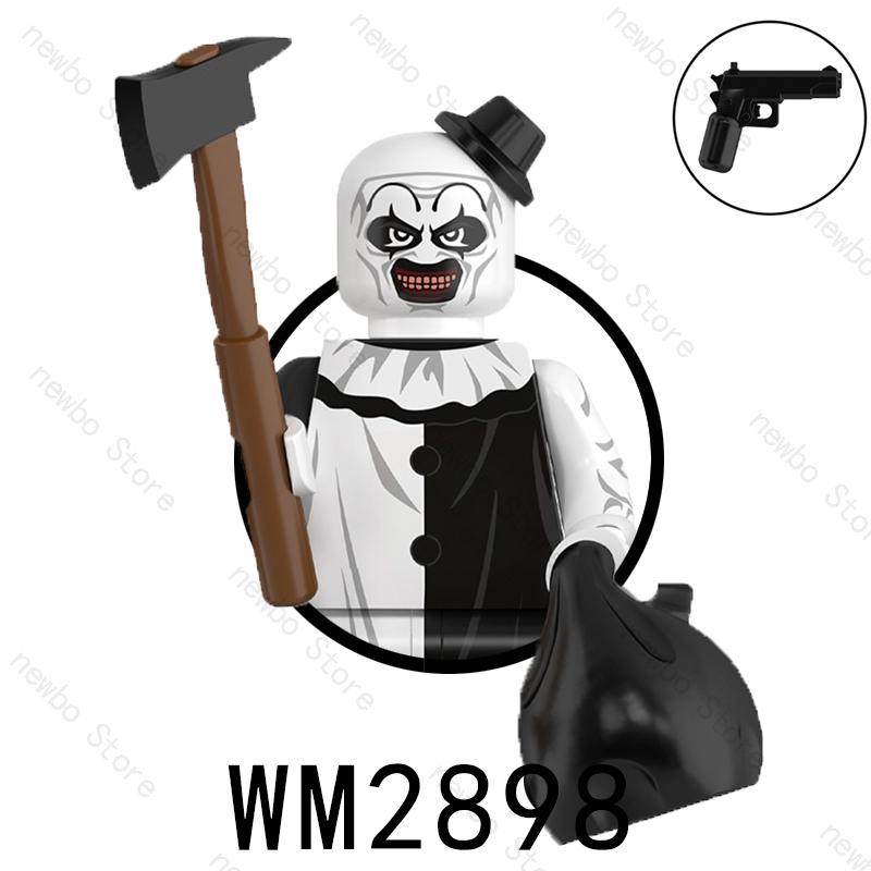 WM6205 Hot Horror Movie Protagonist character Mini Action Figures Nun Vampire Bricks Building Blocks Halloween Toys For Children