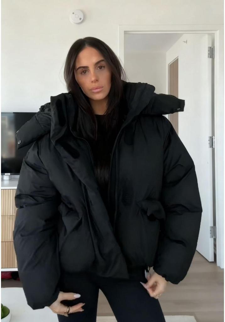 2025 Winter Resort Style Korean Sweet Hooded Cotton Jacket
