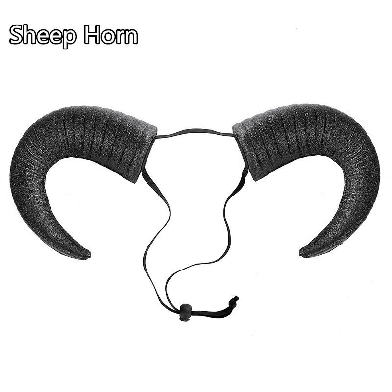 Serre-tête Avec Cornes De Diable Gothique - Accessoire Halloween Cosplay, Cornes Amovibles