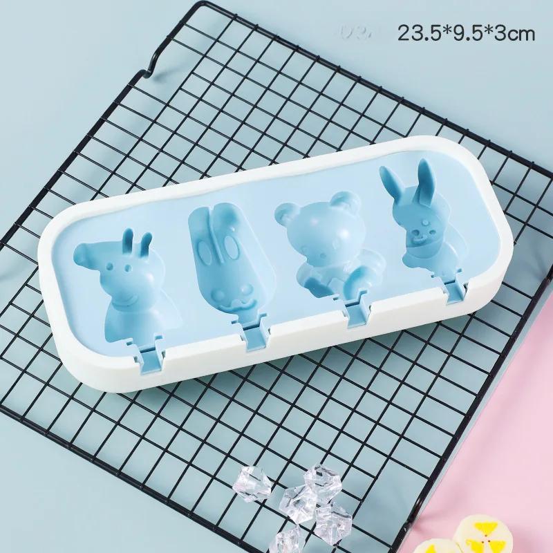 Eisformen für Kinder und Babys, süße Formen, Silikon, Mini-Eisformen, BPA-frei, wiederverwendbar, Eisform, Eis am Stiel, Maker, selbstgemachtes Set