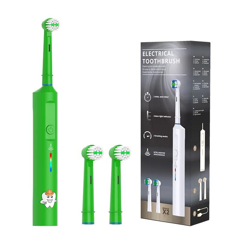 Fully Automatic 360 Rotating Electric Toothbrush children's electric toothbrush USB Charging with Timer Soft Bristles