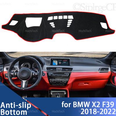 For BMW X2 F39 2018-2022 Dashboard Cover Avoid Light Anti-Slip Anti-dirty Mat Pad Sunshade Dashmat Protect LHD RHD