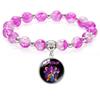Anime Bracelet Wristband Nacklace Beaded Heart Pendant Cute Cosplay Jewelry Set Accessories Party Gifts for Fans Kids Girls