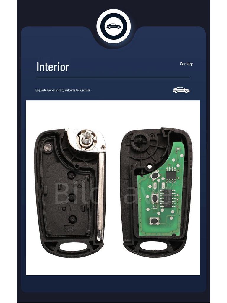 95430-1M250/1X000 מפתח רכב מקופל מרחוק לקיה, תואם ID46 433MHz FSK