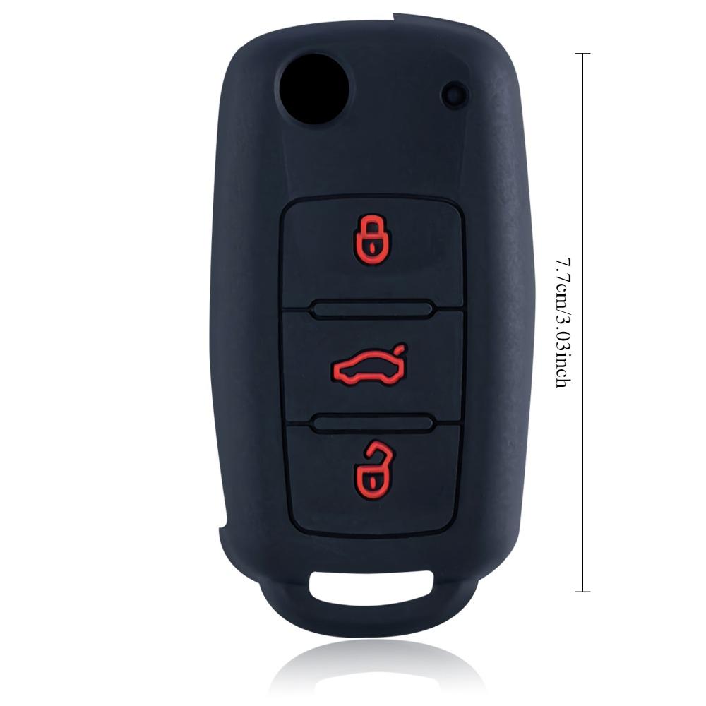 Silicone Car Key Case Key Cover For Vw Up Polo Golf 6 Passat B5 Touran Caravelle Jetta Caddy Touareg