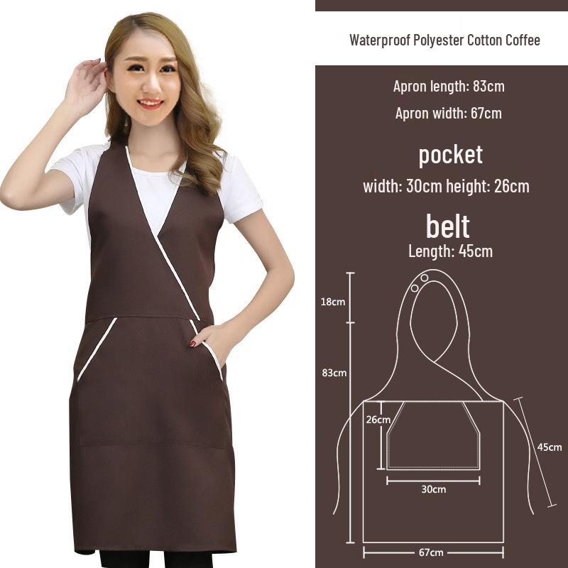 Mode-Schürze im koreanischen Stil: Süße Nagelkunst, Mutter & Baby, Café, Arbeitsuniform Kellner