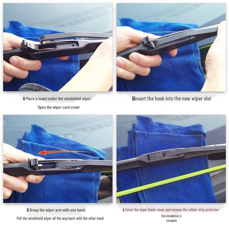 Compatible Wiper Blade Rubber Strip for 2015 GAC Honda Odyssey, 5th Generation, 17".