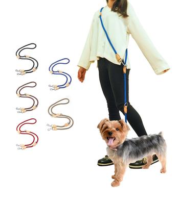 PetGround Dog Shoulder Leash for 2 Long Sturdy Suitable for and Large Dogs Leash, 6-in-1 Multi-functional Dogs, Hands-Free, Leash, Rope, Small,