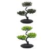 Artificial Potted Greeting Pine 26x34cm for Living Room Multifunctional