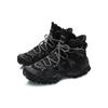 Li Ning CF Cushioning, Wear Resistant High top Casual Shoes Men's Black AGLQ155-1