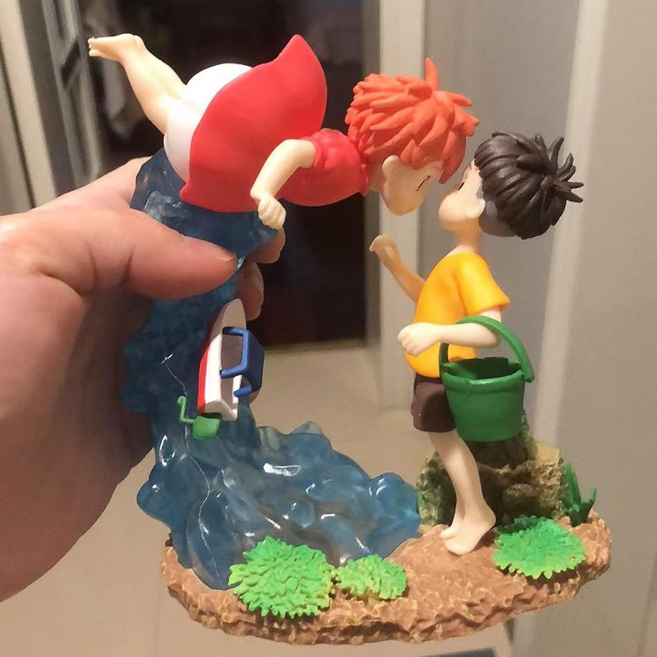 Ponyo On The Cliff Figure Ponyo Sousky Seagal Figure Pvc Gk Statue Anime Action Figurine Model Doll Collection Toy Kid Gift