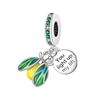 New 925 Silver Original Luminous Chameleon Firefly Beaded Jewelry Bead Bracelet