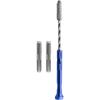 Silver Extended For Semi Automatic Hand Drill 0.5-3mm Metal Puncher With Dual Chuck For Jewelry Making Drilling Tool