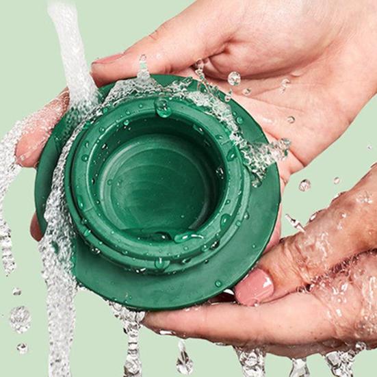 Dog Slow Feeder Ball Interactive Silicone Dog Chew Toy Treat Dispenser Ball DIY Dog Food Ball Mold for Dogs Teething Mental Stimulation
